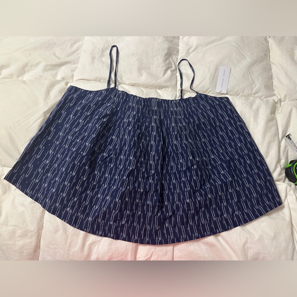 Outerknown x Piece&Co Tides Tank - NWT - Size L Blue Patterned Women's Top - Picture 5 of 12
